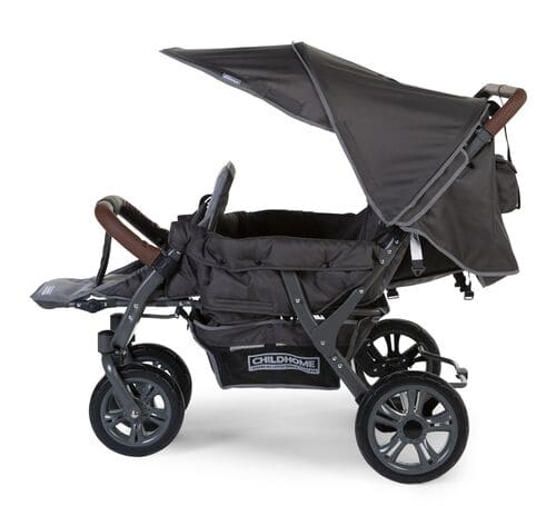 Poussette 3 Places Childhome Triplet - Anthracite