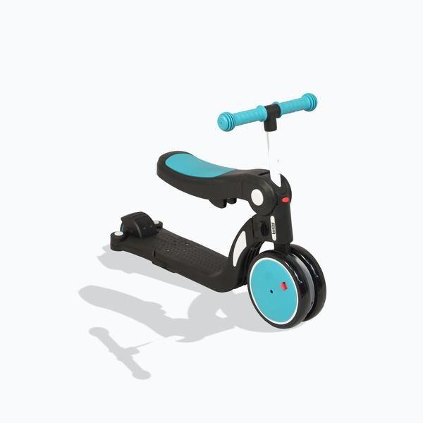 Scootizz,draisienne évolutive 5 en 1 avec barre de poussée adulte - Or