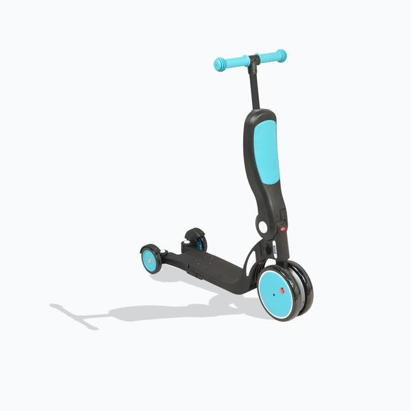 Scootizz,draisienne évolutive 5 en 1 avec barre de poussée adulte - Rouge