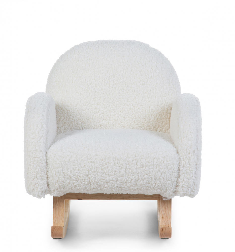 Chaise à Bascule Childhome - Teddy Blanc