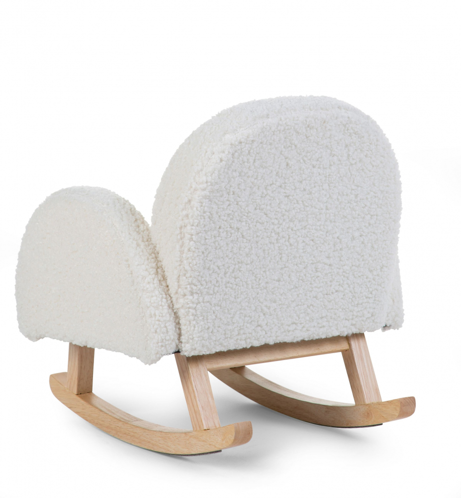 Chaise à Bascule Childhome - Teddy Blanc