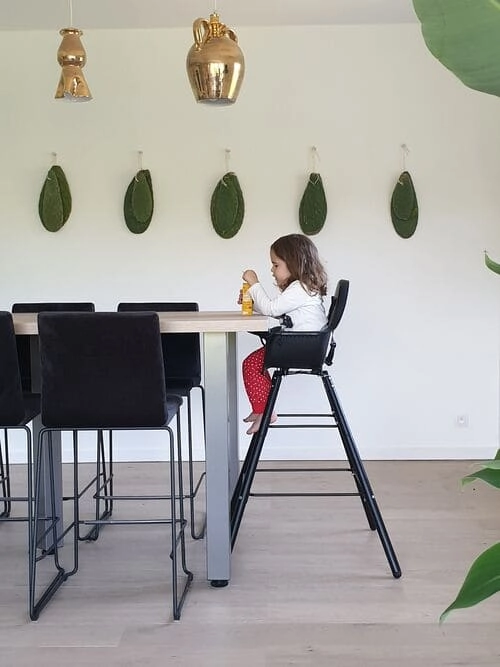 Rallonges Pieds Childhome Evolu 2/Evolu One.80° - Noir