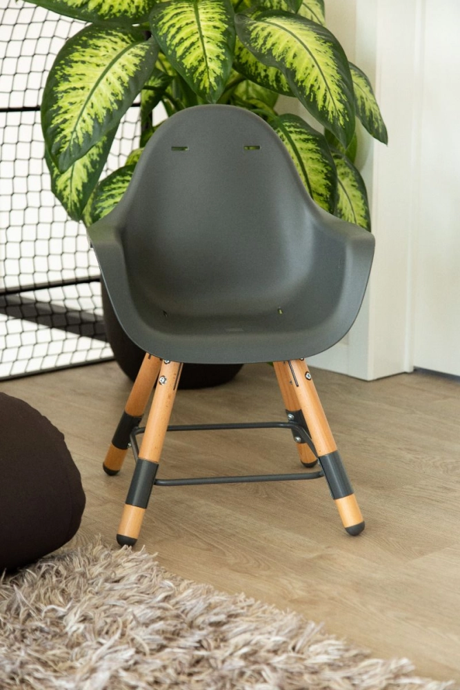 Chaise Haute Childhome Evolu 2 - Naturel/Anthracite