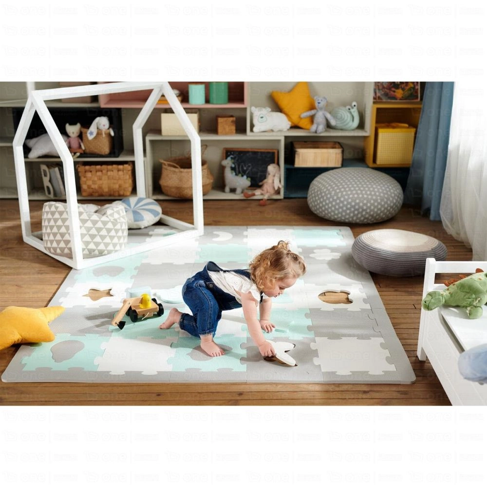 Tapis d'Éveil LUNO SHAPES - Kinderkraft - menthe