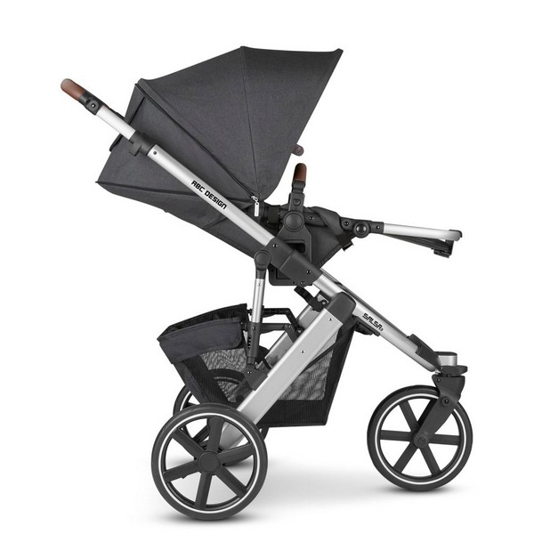 Poussette ABC Design Salsa 3 - Storm + Coque Auto Tulip - Black