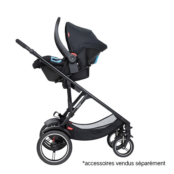 Poussette Phil&Teds Voyager V6 - Black