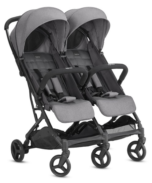 Poussette Double Inglesina Twin Sketch - Grey - Univers Poussette