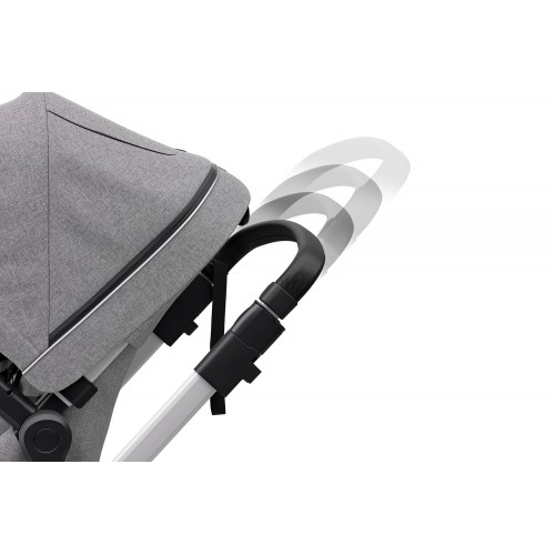 Poussette Thule Sleek - Châssis Silver/ Grey Melange