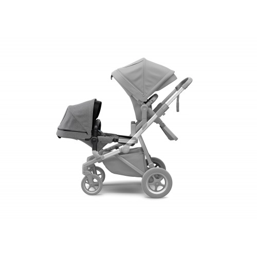 Seconde Assise Thule Sleek - Grey Melange/ Châssis Black