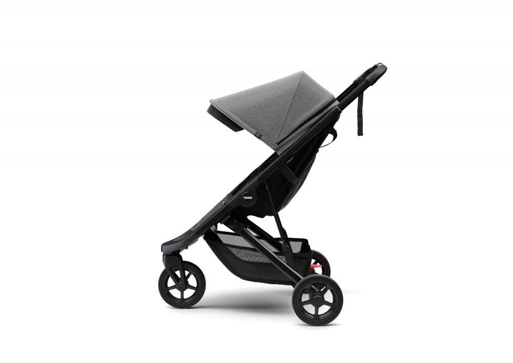Poussette Thule Spring - Châssis Black/ Canopy Grey Melange