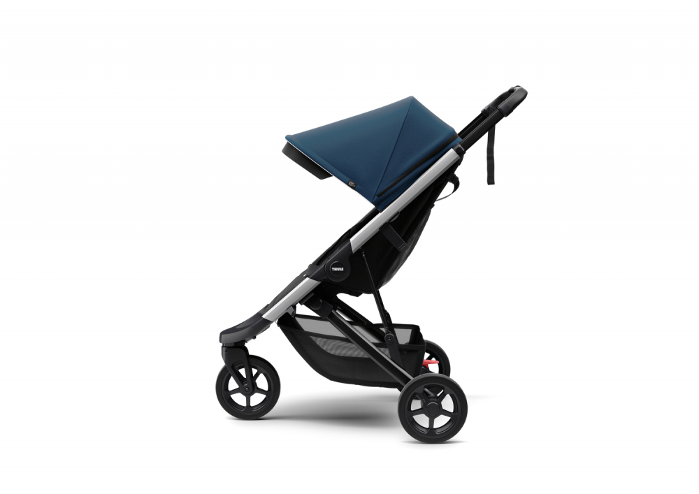 Thule Spring stroller - Silver chassis/ Majolica Blue canopy
