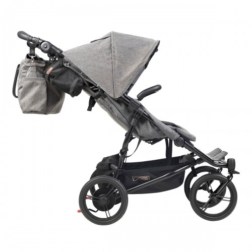 Poussette Double Mountain Buggy Duet V3.2 Luxury Edition - Heringbone + 2 Nacelles Plus