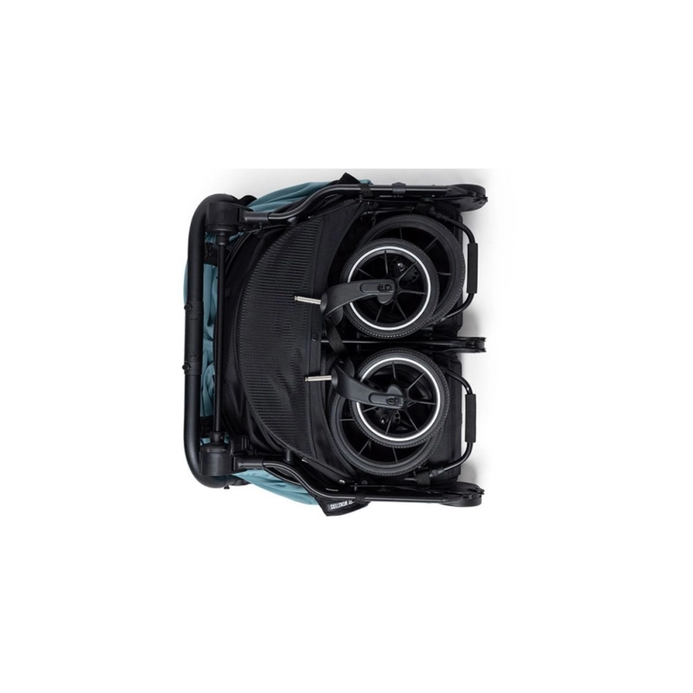 Poussette Double Baby Monsters Easy Twin 4 - Châssis Noir/ Canopys Forest