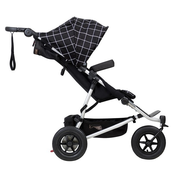 Poussette Double Mountain Buggy Duet V3.2 - Black + Cocoon Jumeaux