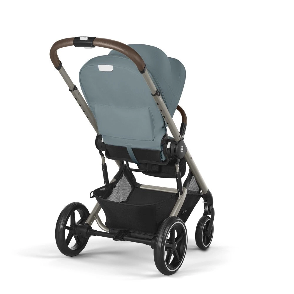 Poussette Tout-Terrain Balios S Lux 2024 - Châssis Taupe et Siège Stormy Blue - CYBEX - Stormy Blue
