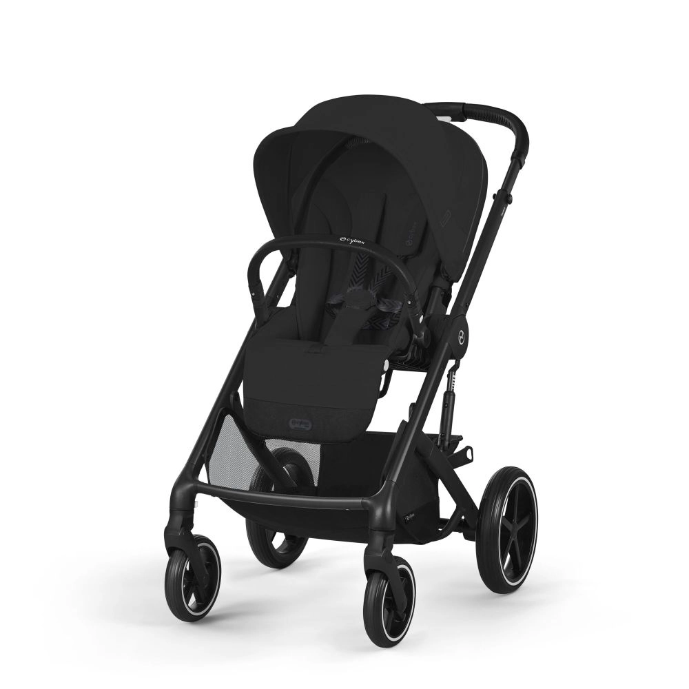 Poussette Tout-Terrain Balios S Lux 2024 - Châssis Noir et Siège Moon Black - CYBEX - Moon Black