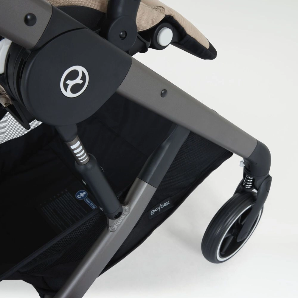 Poussette Tout-Terrain Balios S Lux 2024 - Châssis Noir et Siège Moon Black - CYBEX - Moon Black