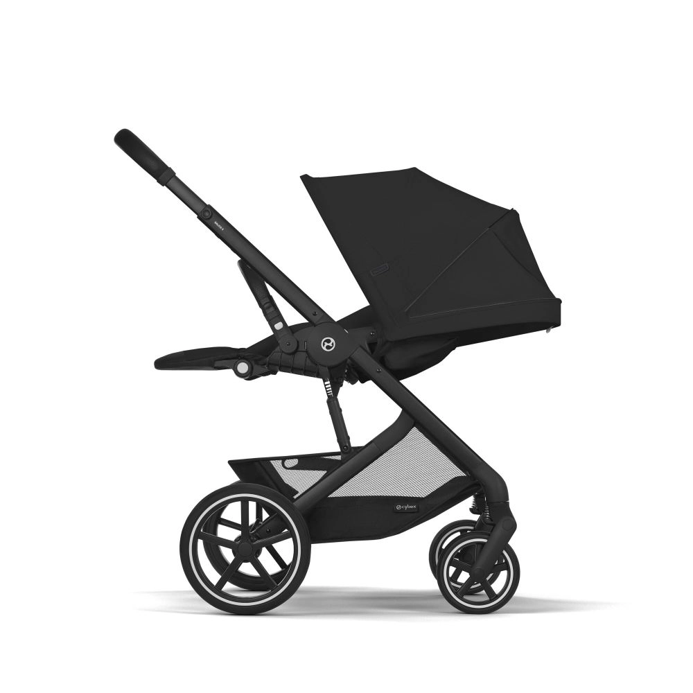 Poussette Tout-Terrain Balios S Lux 2024 - Châssis Noir et Siège Moon Black - CYBEX - Moon Black