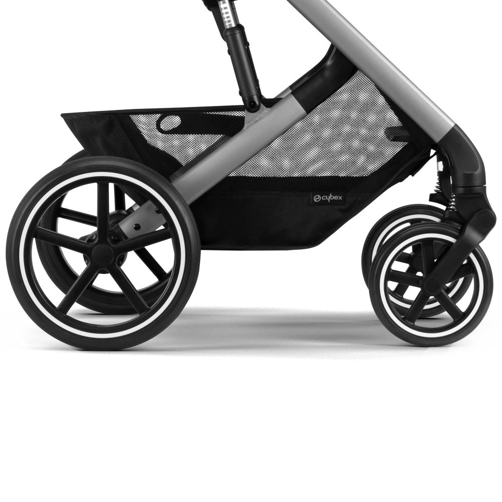 Poussette Tout-Terrain Balios S Lux 2024 - Châssis Silver et Siège Stone Grey - CYBEX - Stone Grey