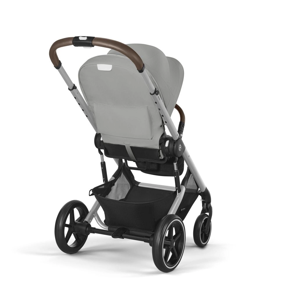 Poussette Tout-Terrain Balios S Lux 2024 - Châssis Silver et Siège Stone Grey - CYBEX - Stone Grey