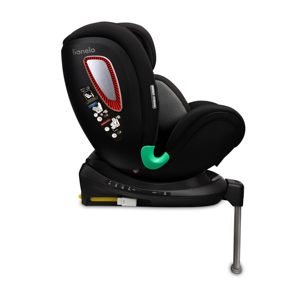 Siège Auto 40-105cm Lionelo Antoon Plus - Black Onyx