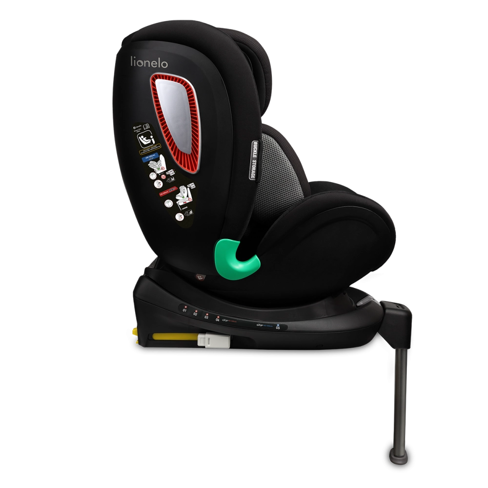 Siège Auto 40-105cm Lionelo Antoon Plus - Black Onyx