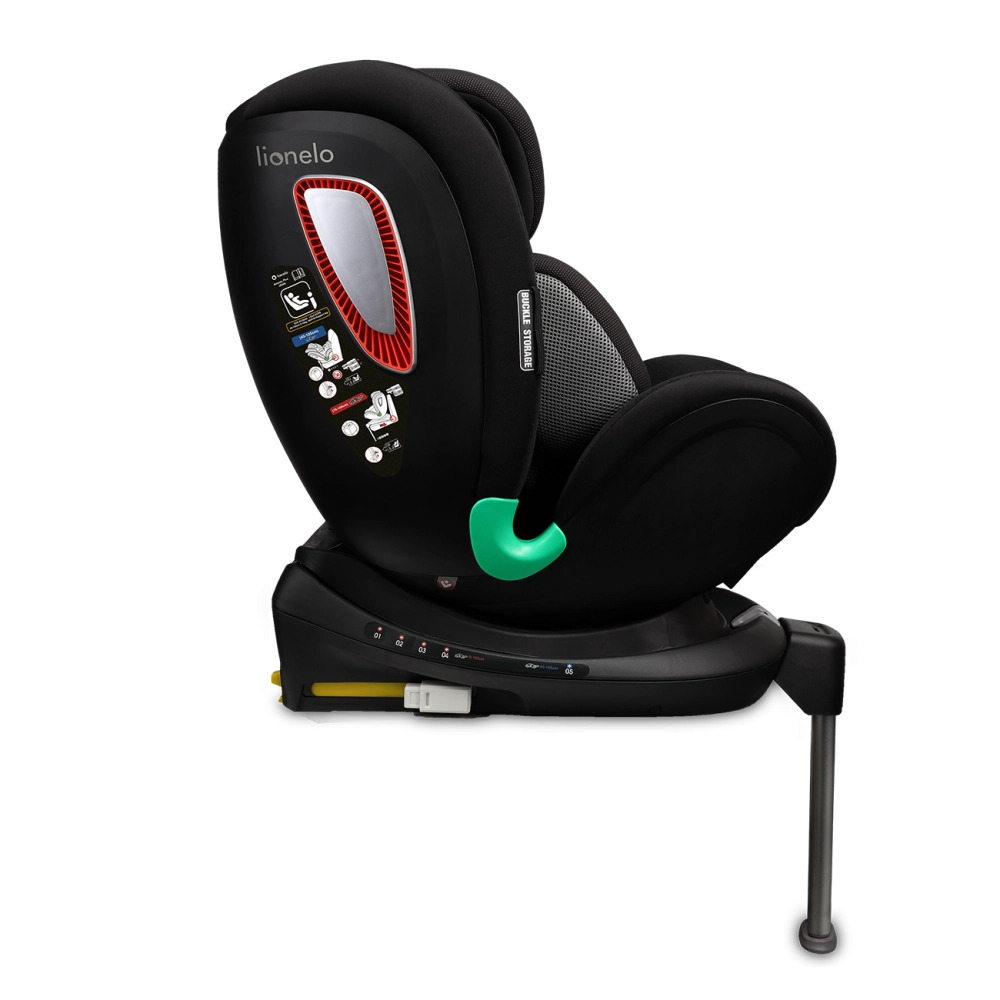 Siège Auto 40-105cm Lionelo Antoon Plus - Black Onyx