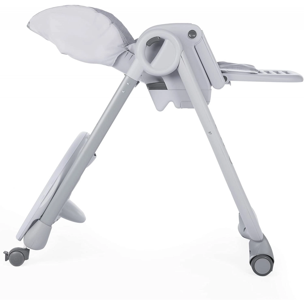 Chaise Haute Chicco Polly 2 Start - Happy Silver