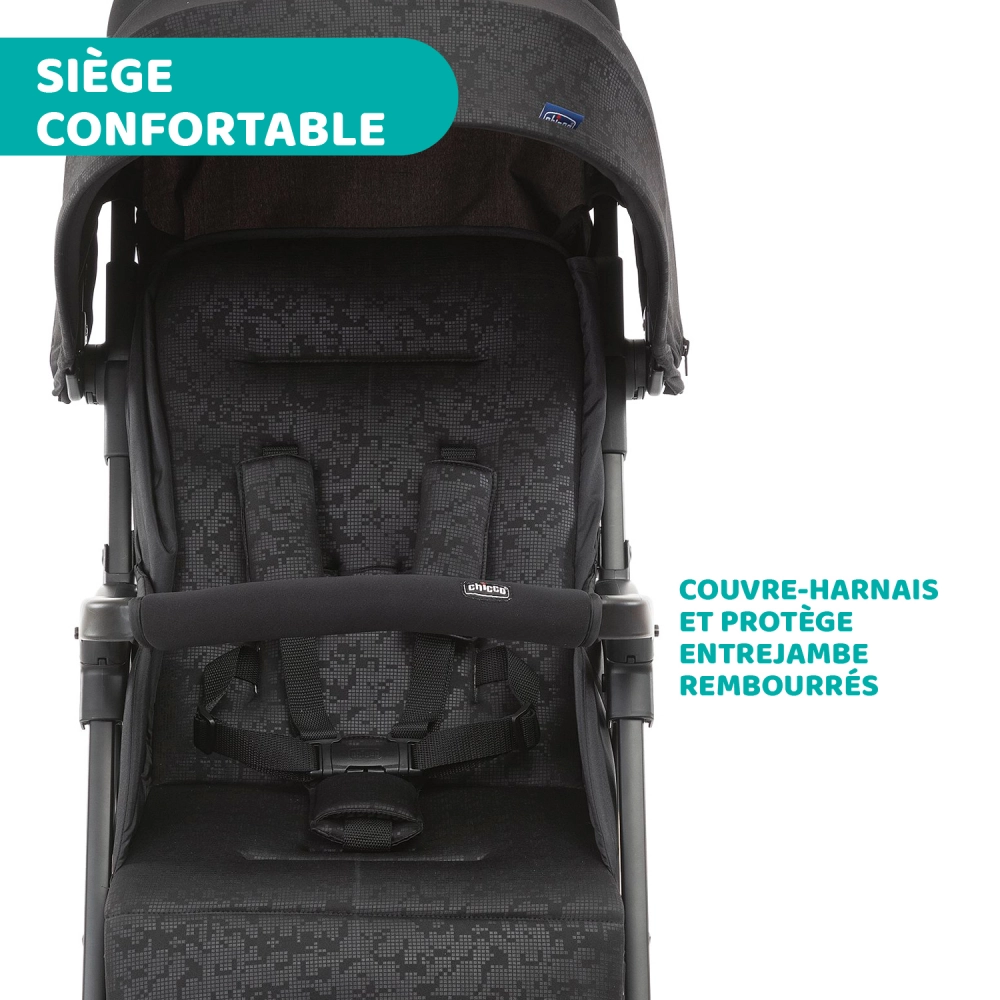 Poussette Chicco Ohlala 3 - Jet Black