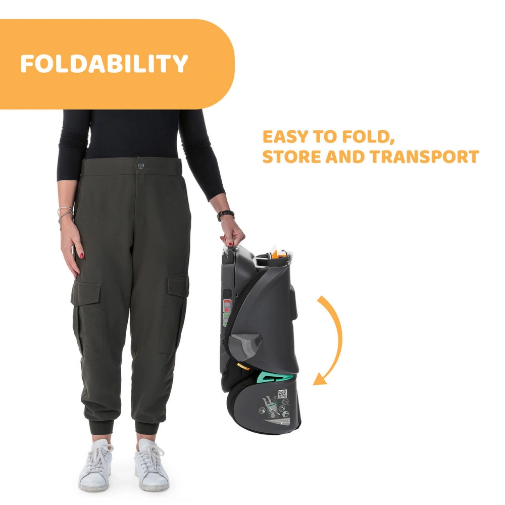 Siège Auto 15-36kg Chicco Fold&Go Air i-Size - Graphite Air