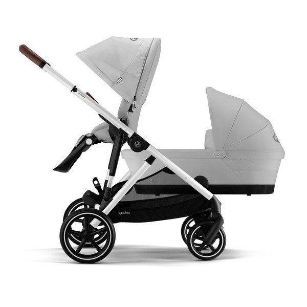 Poussette Double Cybex Gazelle S2 (Poussette + Seconde Assise) SLV - Stone Grey