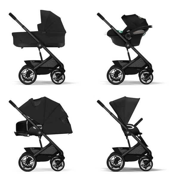 Poussette Cybex Talos S Lux 2 BLK - Moon Black