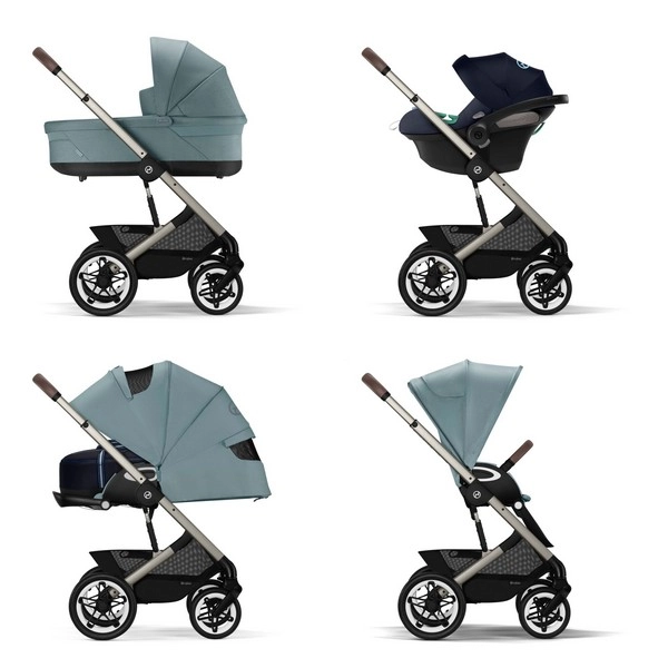 Poussette Cybex Talos S Lux 2 TPE - Stormy Blue