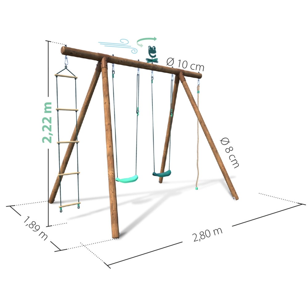 Balançoire Soulet - rond Ernest (Nouvelle Version)