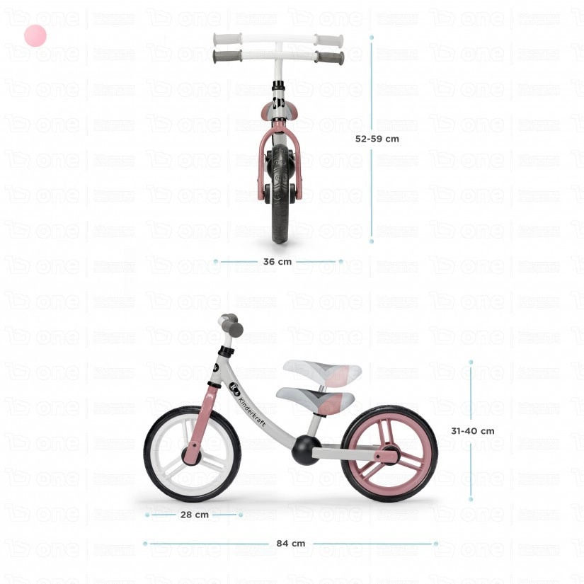 Draisienne 2WAY NEXT - Kinderkraft - rose