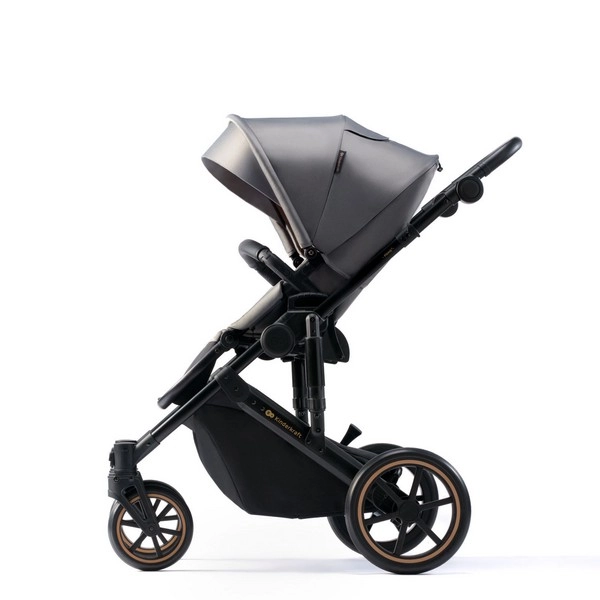 Poussette Kinderkraft Prime 2 + Nacelle - Shadow Grey