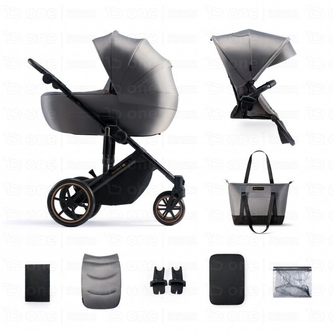 Poussette Duo PRIME 2 - Kinderkraft - gris
