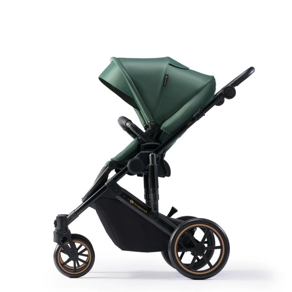 Poussette Kinderkraft Prime 2 + Nacelle - Dark Green
