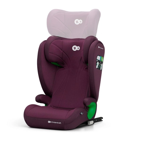 Siège auto JUNIOR FIX 2 I-Size - Kinderkraft - bourgogne