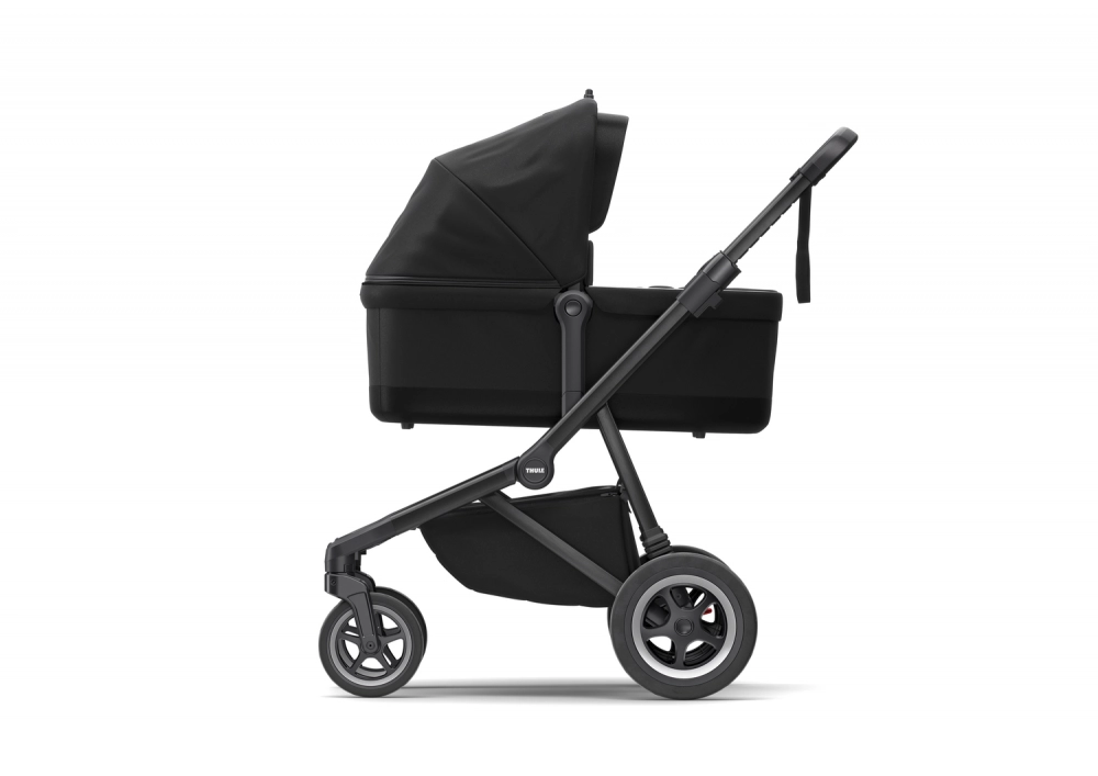 Poussette Thule Sleek - Châssis Black + Nacelle - Midnight Black