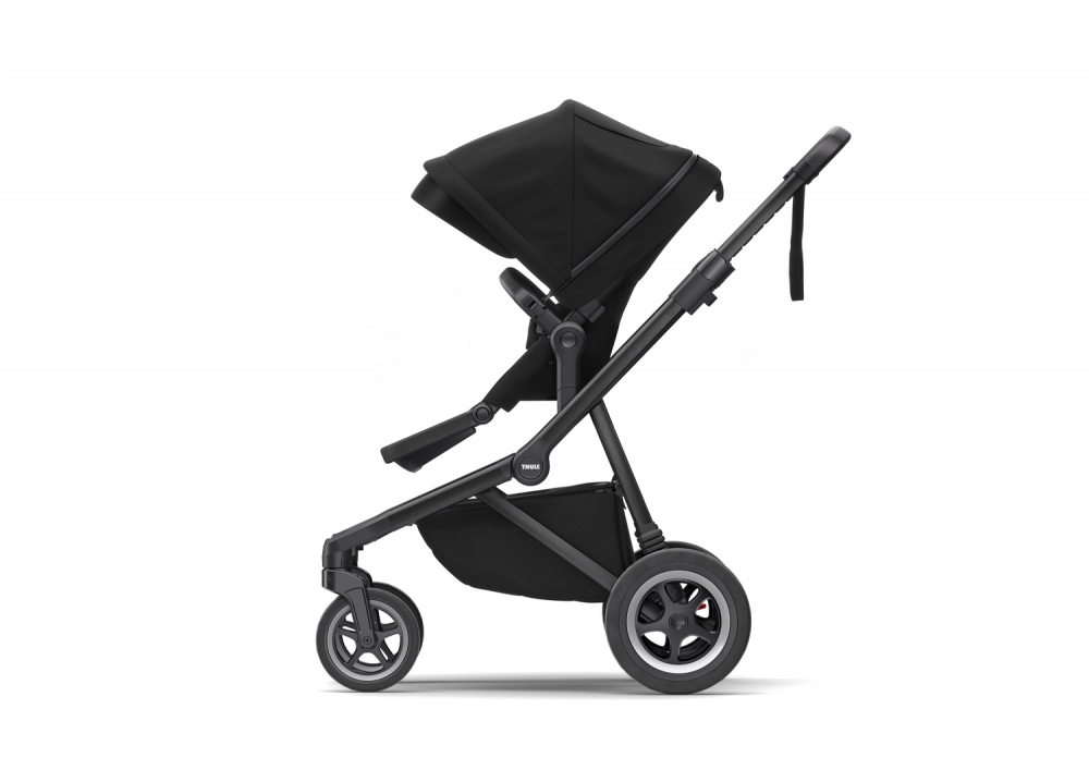 Poussette Thule Sleek - Châssis Black + Nacelle - Midnight Black