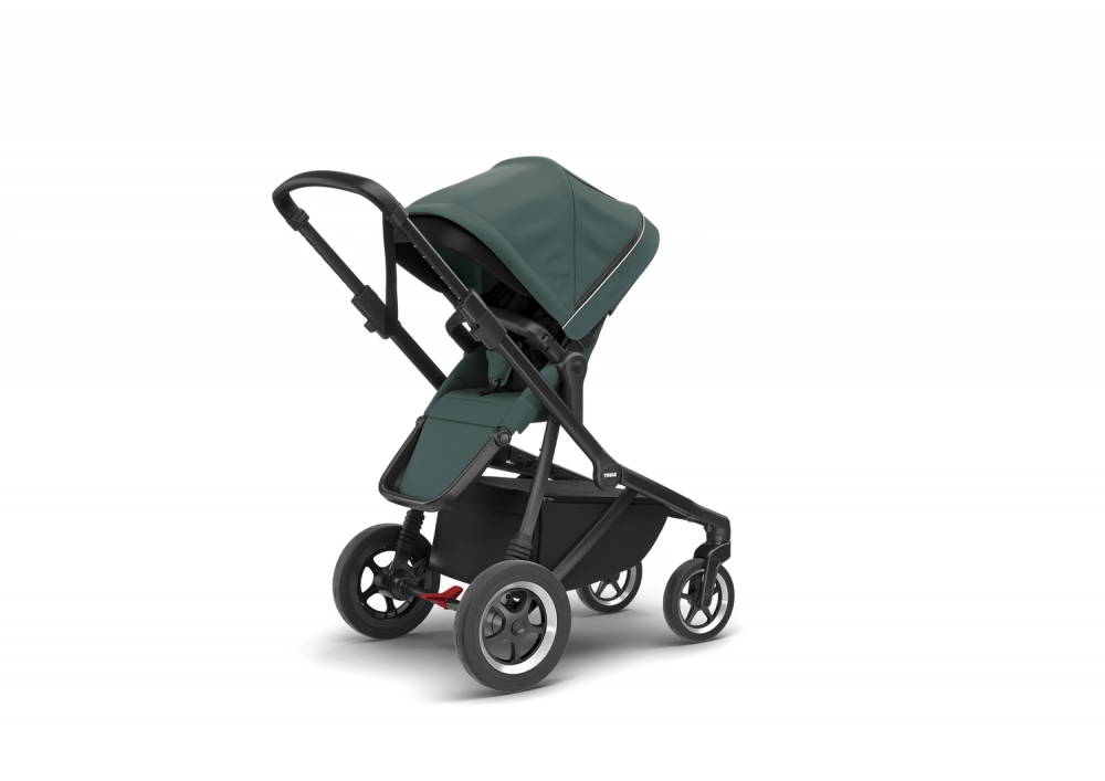 Poussette Thule Sleek - Châssis Black + Nacelle - Mallard Green