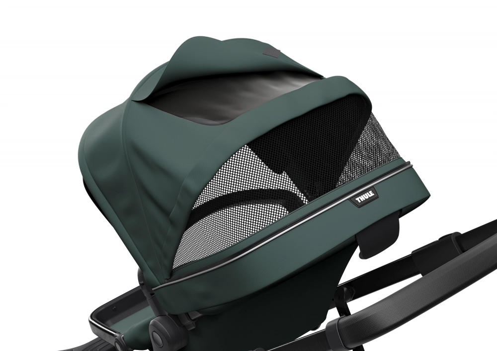 Poussette Thule Sleek - Châssis Black + Nacelle - Mallard Green