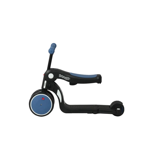 Scootizz,draisienne évolutive 5 en 1 avec barre de poussée adulte - Bleu