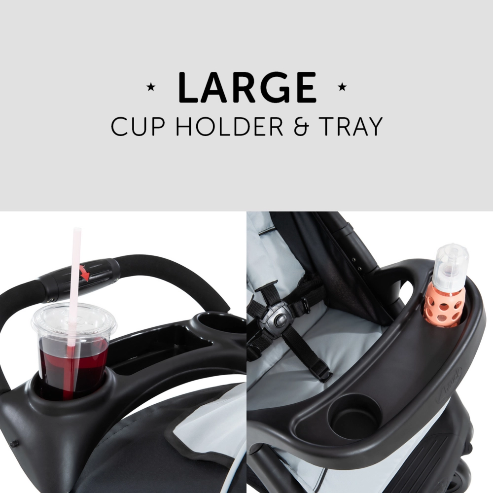 Poussette Hauck Shopper Neo II - Caviar/Silver