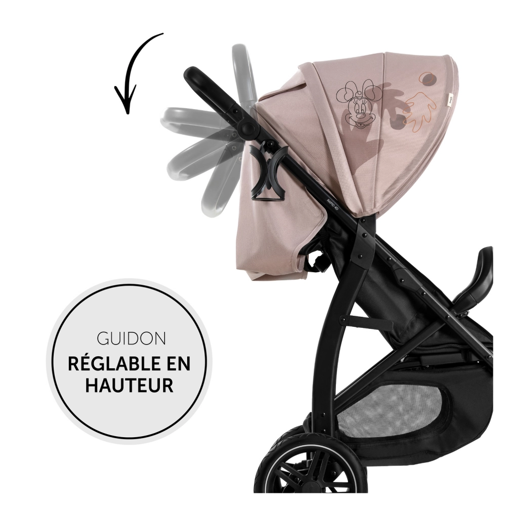 Poussette Hauck Rapid 4D - Minnie Mouse Rose