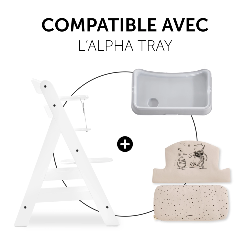 Coussin Chaise Haute Hauck Select - Winnie the Pooh Beige