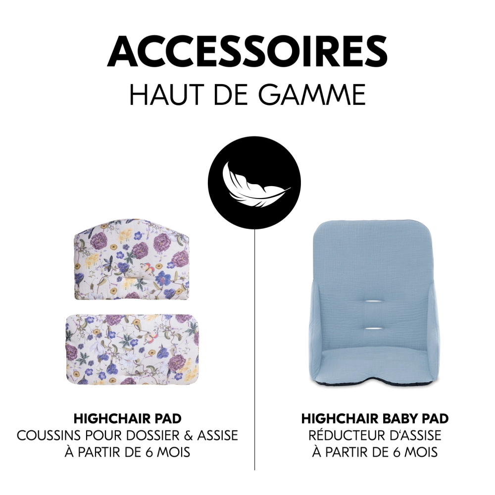 Chaise Haute Hauck Alpha+ - Dark Grey