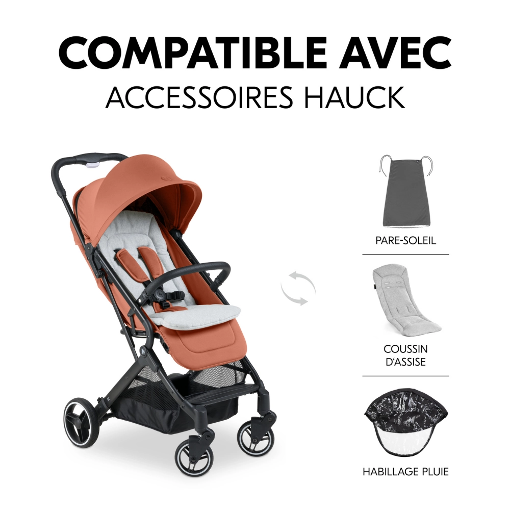 Poussette Hauck Travel N Care Plus - Cork
