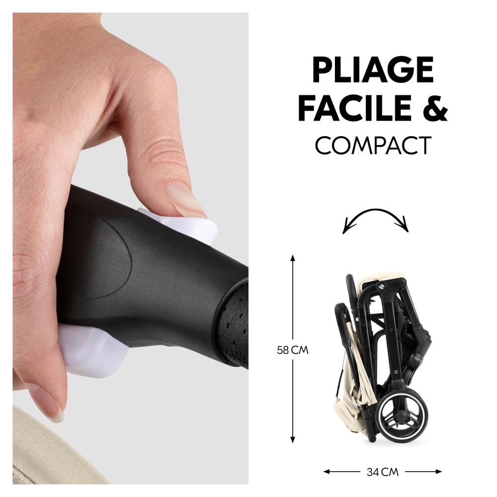 Poussette Hauck Travel N Care Plus - Vanilla